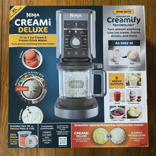 Ninja CREAMi Deluxe 11-in-1 NC501 Ice Cream & Frozen Treat Maker Ships Today NEW