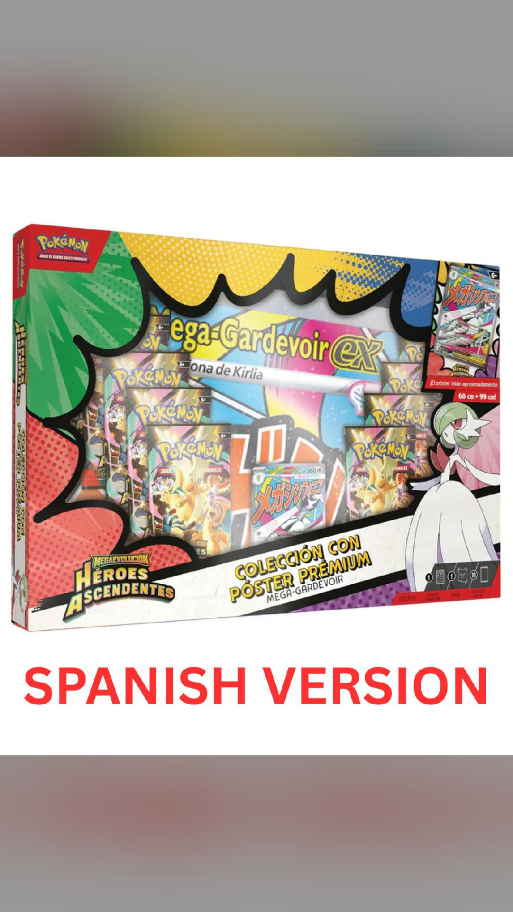 in stock right now Pokemon TCG SPANISH Ascended Heroes Premium Poster…