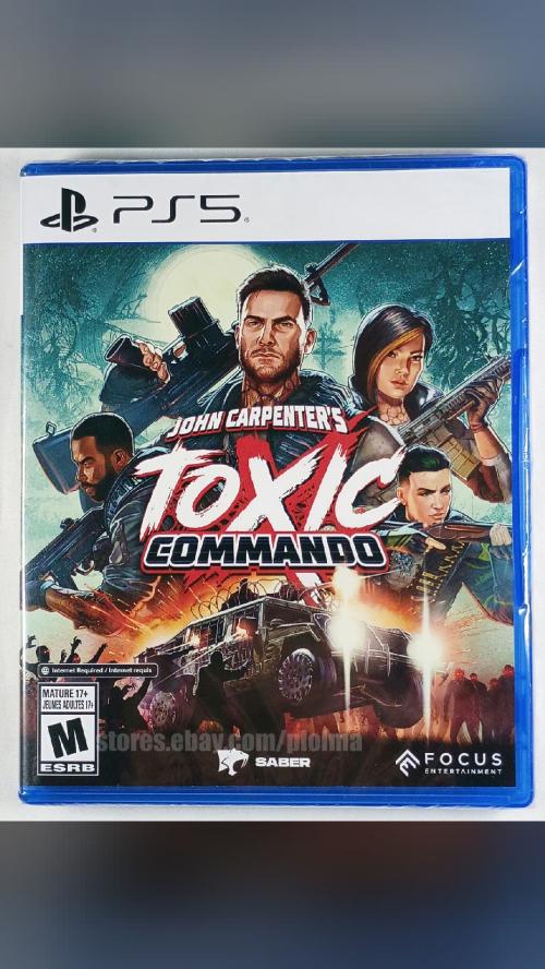 still sealed JOHN CARPENTER'S TOXIC COMMANDO Brand New PS5 Game…