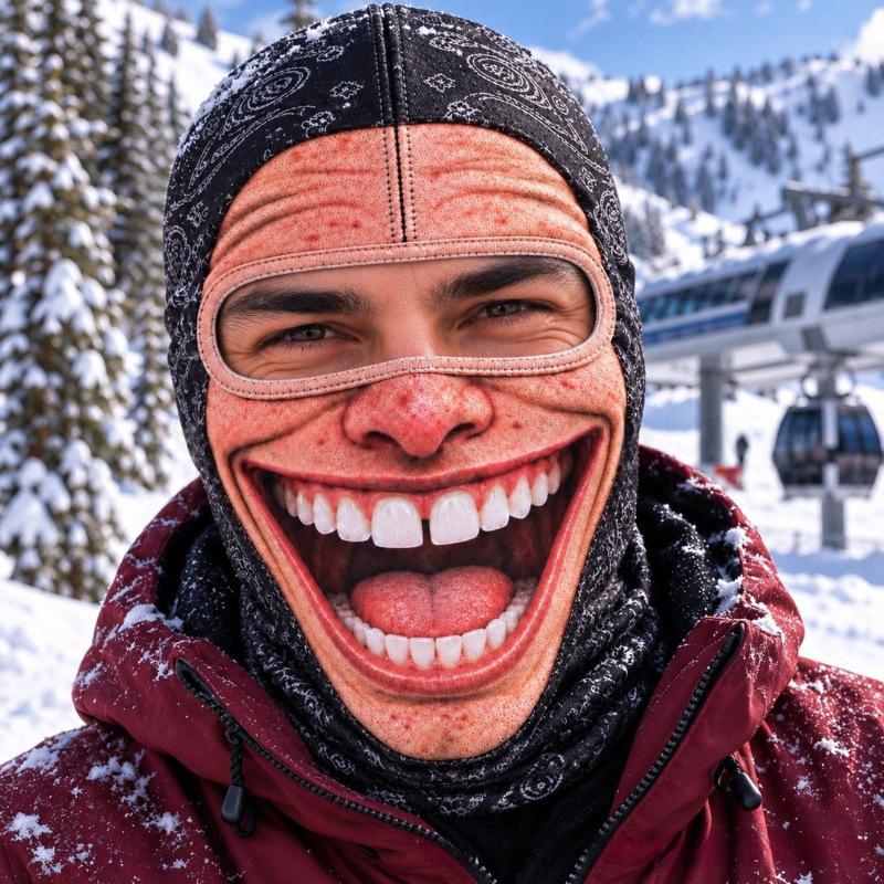 Cycling Funny And Playful Mask Cute New Design