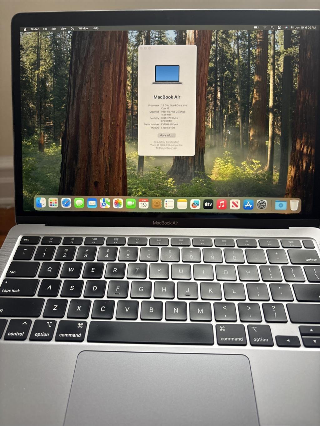 Apple MacBook Air 2020 Gray I5-1030ng7 1.1GHz 8GB 13.3 256GB Students