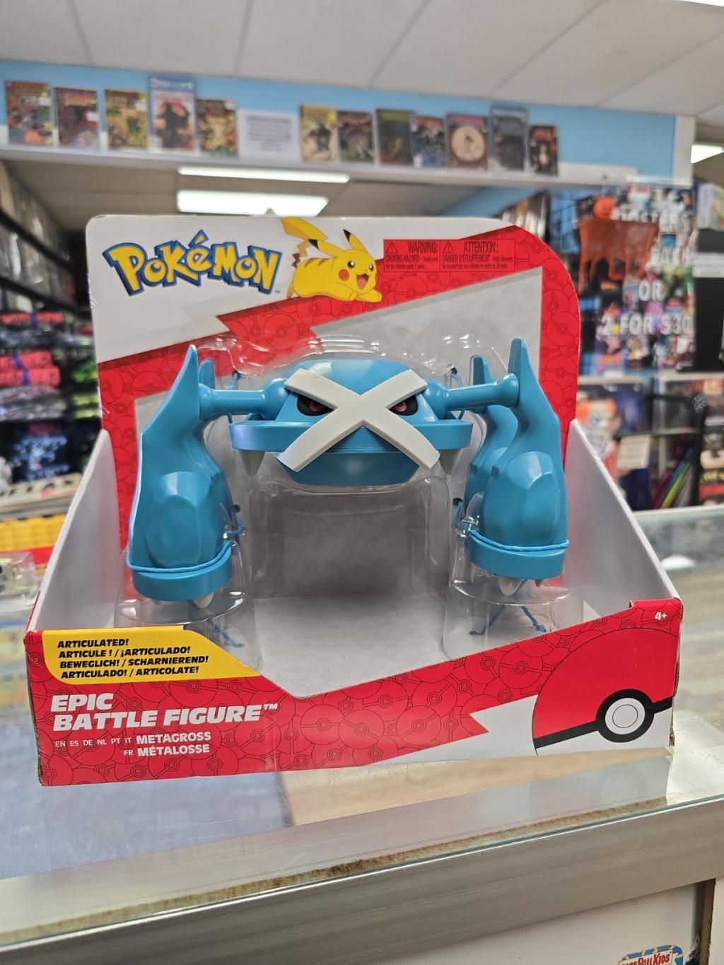 Jazwares Pokemon Epic 12" Inch METAGROSS Articulated Battle Ready Figure NEW