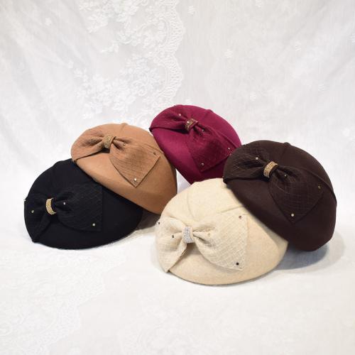 Japanese-style Vintage Wool Beret For Women