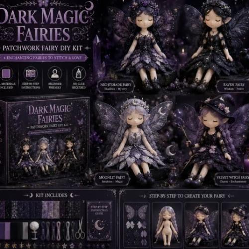 DIY Patchwork Fairy Set Fairy Series