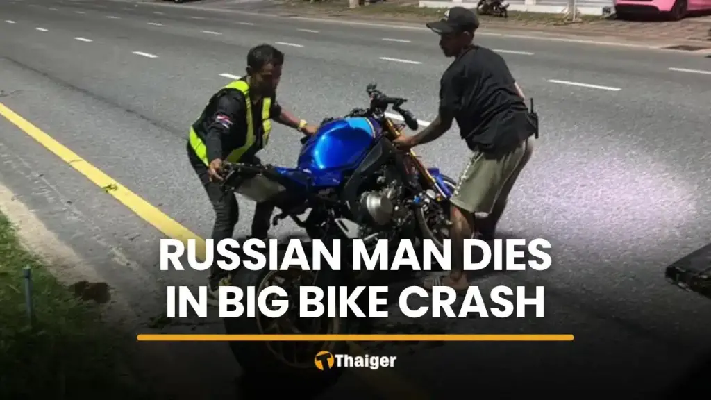 Russian man dies after bike crash in Pattaya…