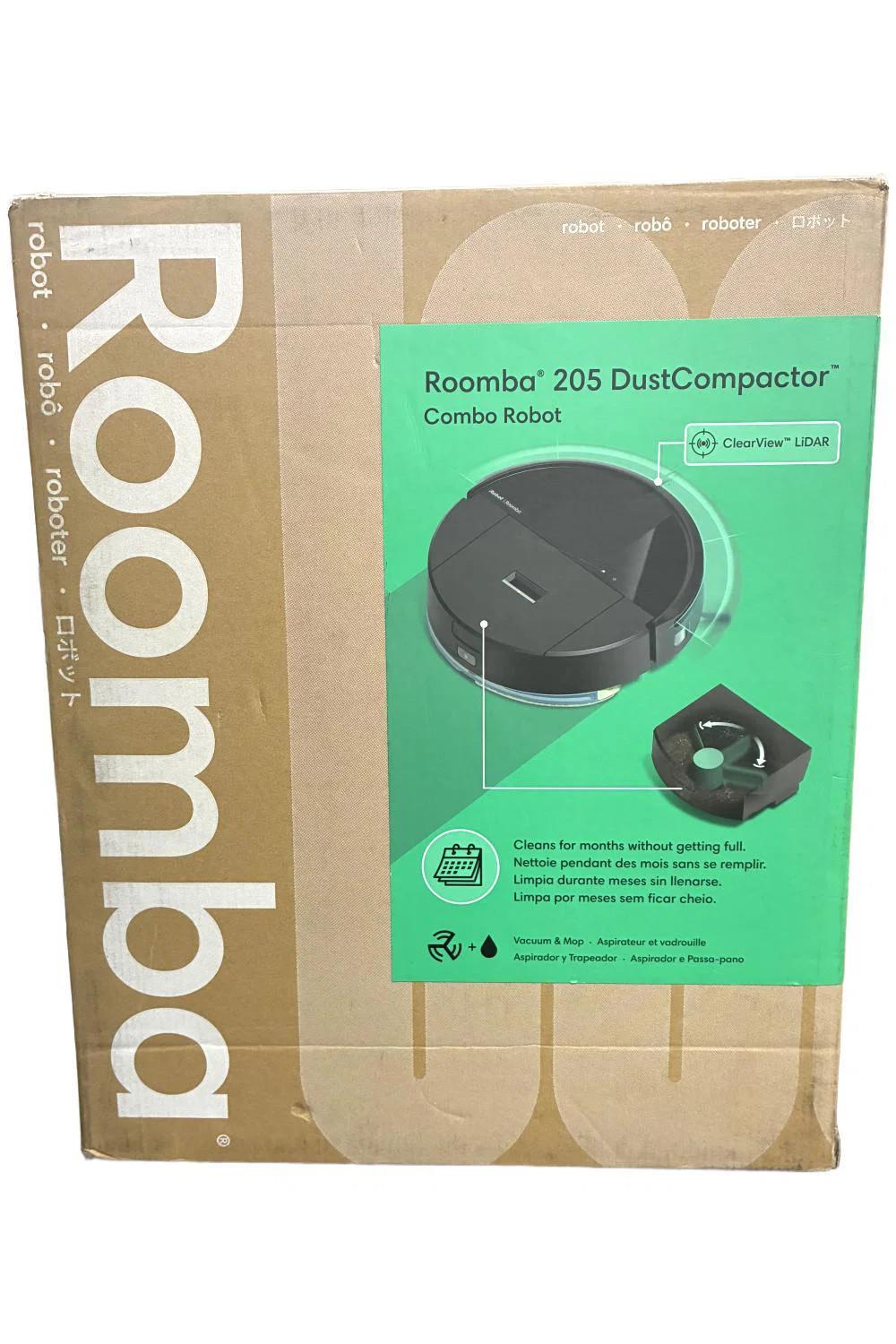 iRobot Roomba 205 DustCompactor Combo Robot Vacuum & Mop