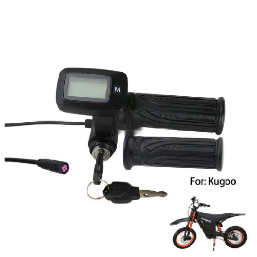 Electric Scooter Throttle Handle With LCD Speed Display Universal Accelerator Grip Replacement Pa…