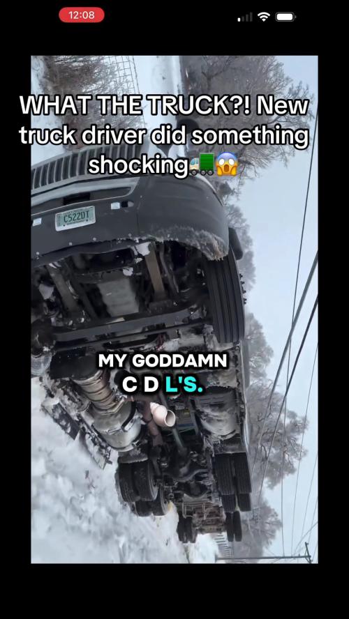 Whewww trucking ain’t easy I see😩