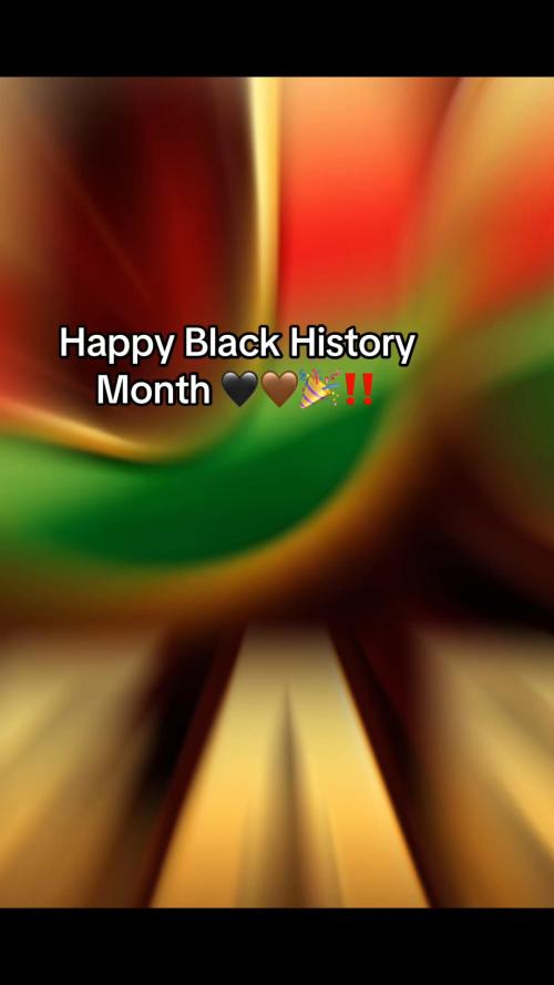 Did you know today is the 100th year of Black History Month? Happy Black History Month ✊🏾🖤🤎🧡💛💚🎉