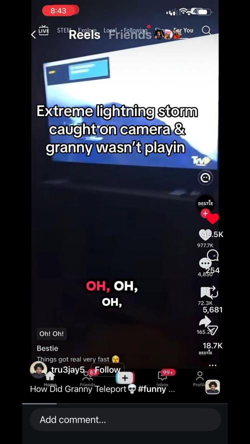 Extreme lightning storm caught on camera