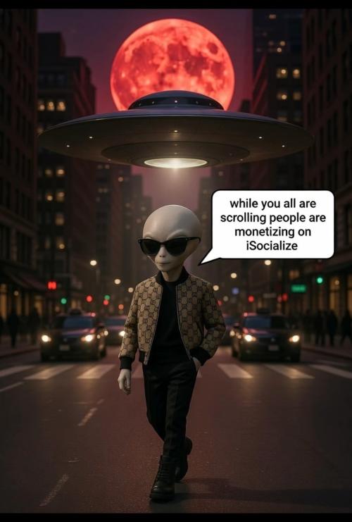 Tell other to Join us on iSocialize get up to 500 points per intro.
