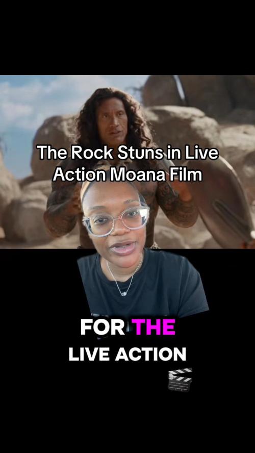 Dwayne The Rock Johnson rocks a new hairstyle in live action Moana film