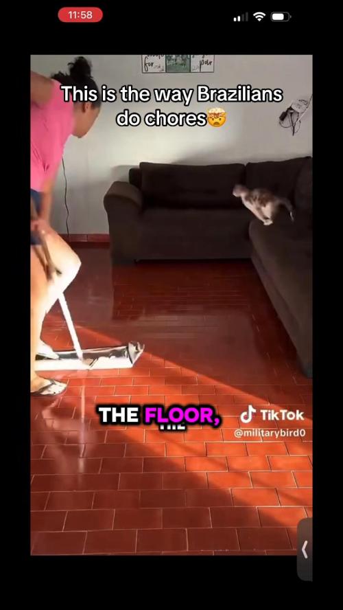 This is how Brazilians do their chores