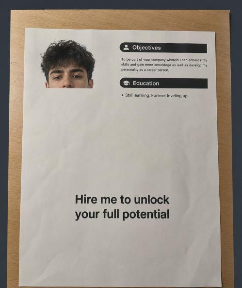 Good viral resume or what?
#resume