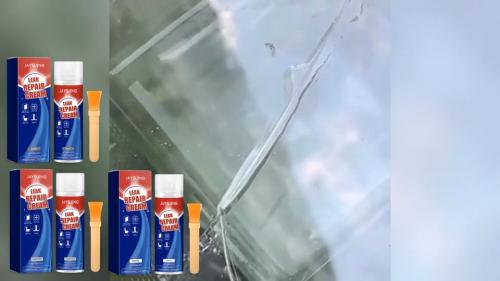 Leak Proof Repair Adhesive Gray